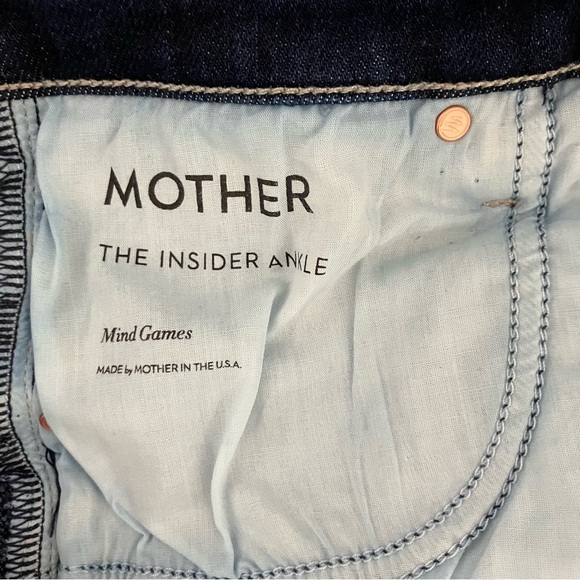 MOTHER The Insider Ankle Mid-Rise Mind Games Bootcut Jean - 28 - Picture 7 of 10